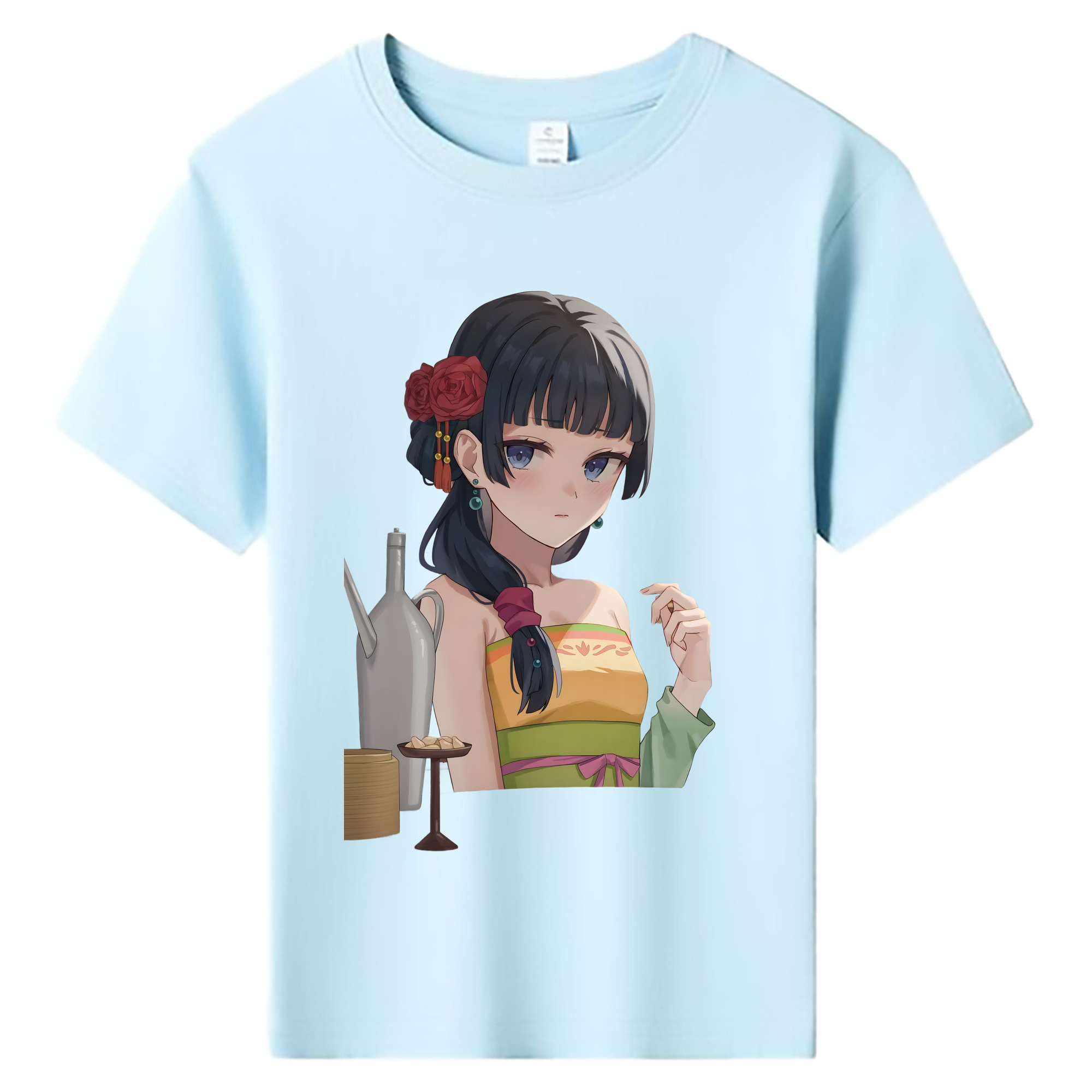 （画像用） 薬屋のひとりごと The Apothecary Diaries 綿100％キッズTシャツ（フロントプリント）